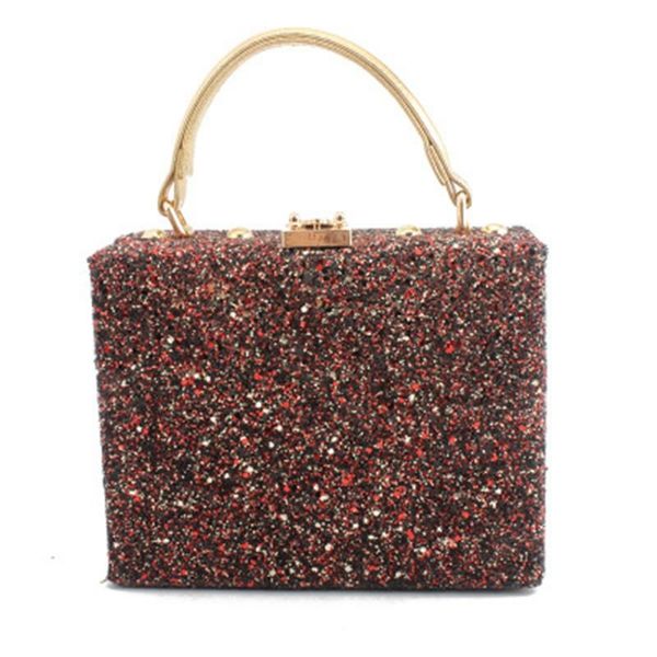 

new glitter dinner bag dress bag chinese style banquet handbag shoulder slant diagonal women's small square