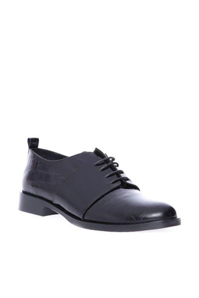 

derimod genuine leather black women 's shoes