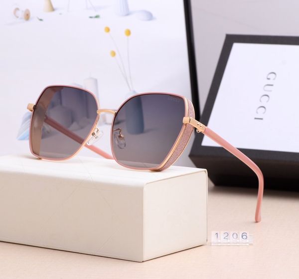 

1206# 2020 summer mens women designersunglasses brandglasses outdoor vintage fashion ladie sun glasses luxury sunglass 5 color 2020382k, White;black
