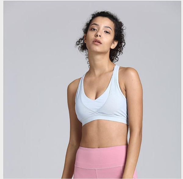 Sports Underwear Mulheres Correndo Fechar Set Linda Voltar Alta Força colete de Fitness Yoga Bra