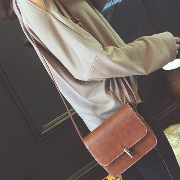

small bag 2020 new tide leather small party casual fashion wild retro handbag messenger bag shoulder