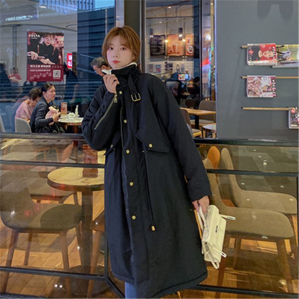 

2019 new winter jackets women's coats casual thicken warm parkas winter clothing women overcoats xa362, Black
