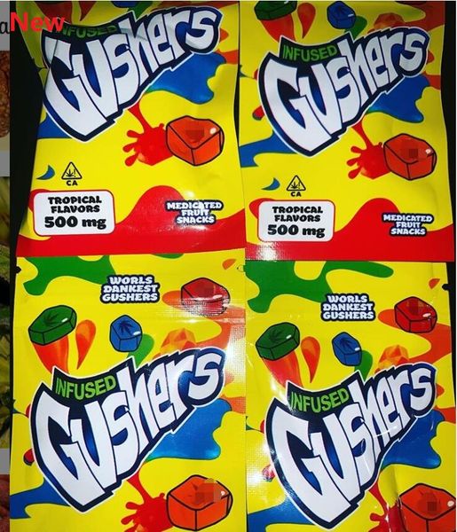

New Joke's UP! Gushers packaging bags 500mg Small Medium Large Size Flower Bags Top Childproof gummy packaging Free DHL