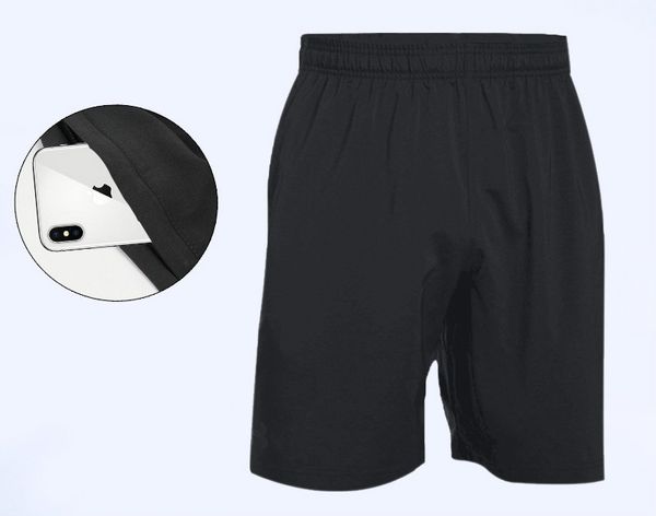 

eshines sports and leisure shorts basketball training fitness running outdoor loose large size breathable quick-drying shorts, White;red