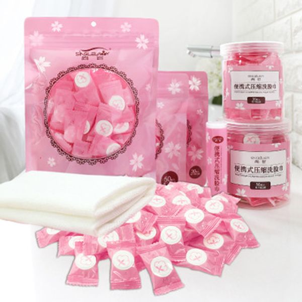 

disposable compressed portable travel face towel multifunctional wipe washcloth napkin travel towels no added fluorescent agent