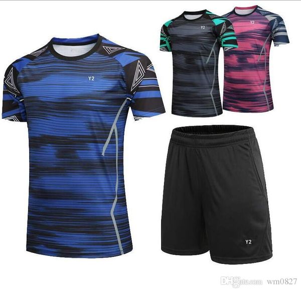 

yy 2019 новые люди / женщины бадминтона спортивной футболки короткий полупериод рукавами рубашки lin dan вентиляторы модели быстро сухой тен, White;black