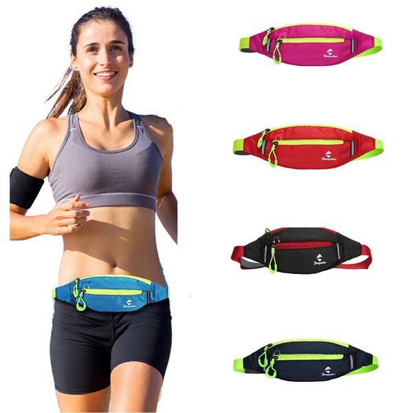 

mnycxen outdoor sport waist pack running belt waist bag travel handy hiking zip pouch money phone pack belt sport bag a20