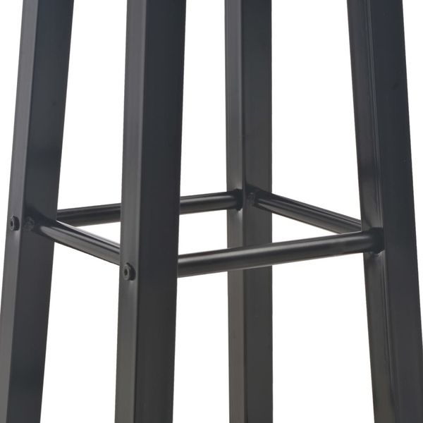 

bar stool 2 pieces black mdf patio benches