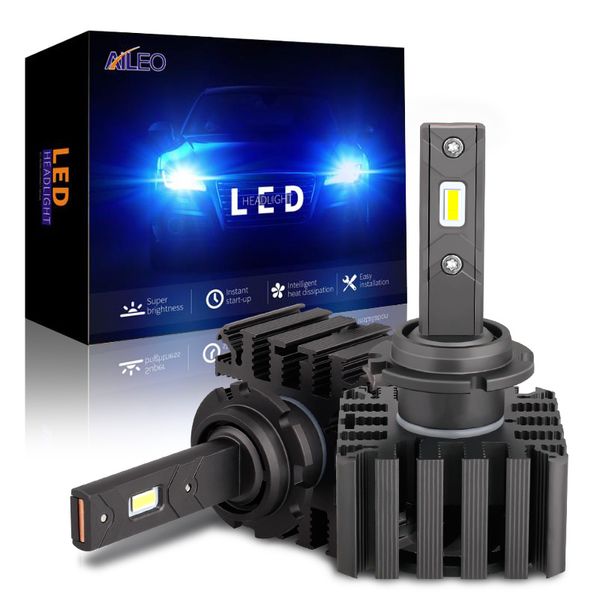 

aileo high power 70w 12000lm 6000k auto car headlights bulb replacement d1s led d3s replace car hid headlights with csp lens