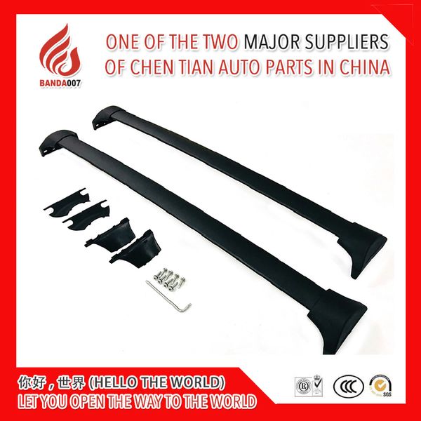 

black color aluminium alloy car roof rail cross bar for equinox 2017 2018
