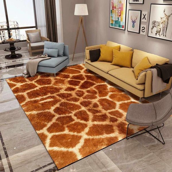 

carpet rug animal fur pattern for tatami living room bedroom anti-slip floor mats home animal