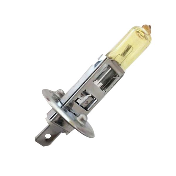 

carprie 2018 new 2pcs 12v bright h1 55w 4000k gas headlight yellow light lamp bulbs aug1