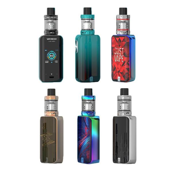 

Оригинальный Vaporesso Luxe Nano 80W TC Kit 2500mAh встроенный аккумулятор 3,5 мл SKRR-S Mini Tank 100% e сигареты vape комплекты