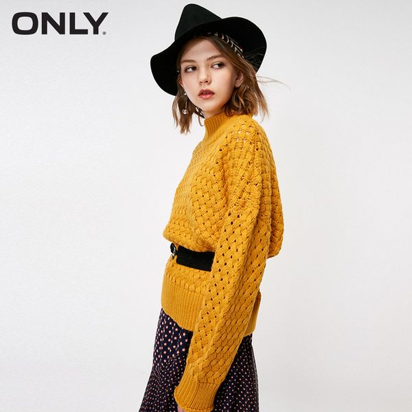 

only autumn new hollow-out pullover sweater women | 118313554, White;black