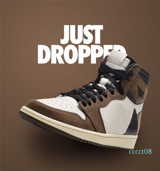 

release travis scott x 1s high shoe og ts sp 1 men basketball shoes triple platform sail dark mocha university sneakers