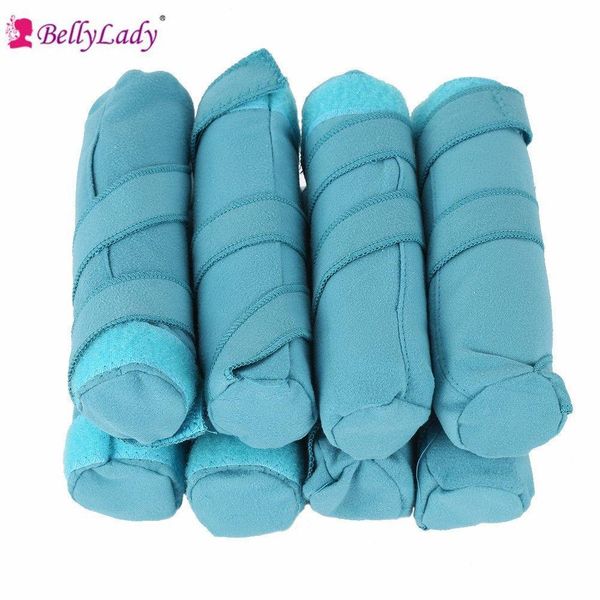

bellylady 8pcs nighttime hair curlers heat-long hair rollers diy curls styling kit