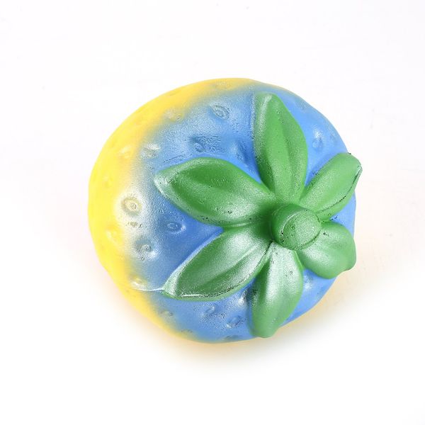 

creative colorful strawberry squishy slow rising toy soft pu squeeze toy stress reliever for children adults