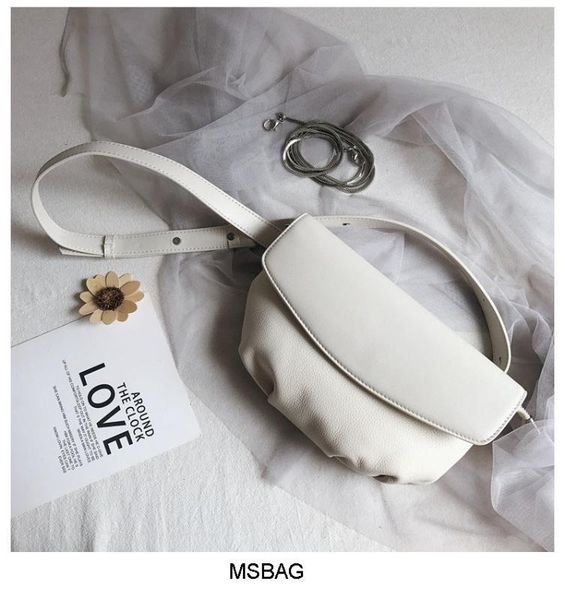 

first layer cowhide female bag 2020 new fashion leather female bag chain belt fold