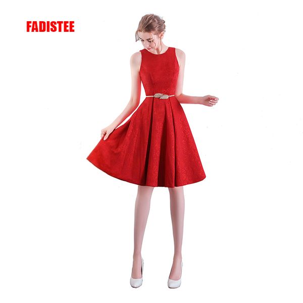 

новое поступление коктейльная вечеринка платья vestido де феста совок шеи атласная выкройка короткое платье с вышивкой золотые пояса, Black