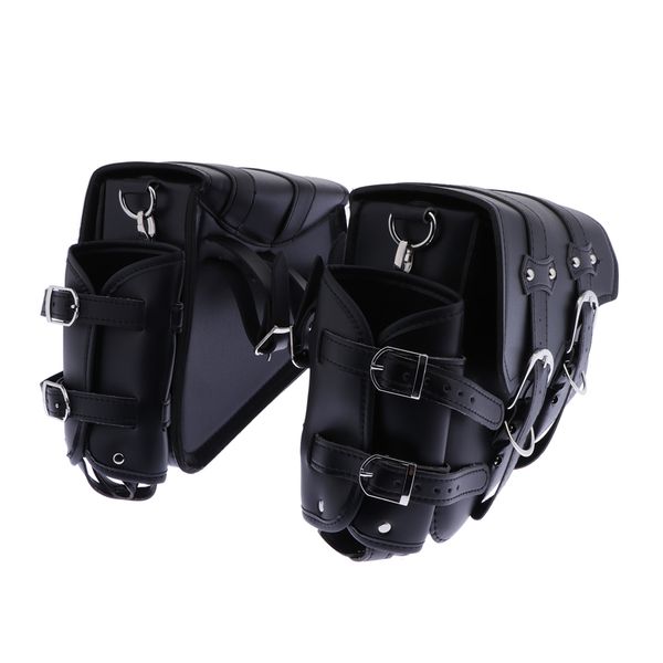 

motorcycle l&r saddlebag tool bag + fuel oil bottle/cup holder universal