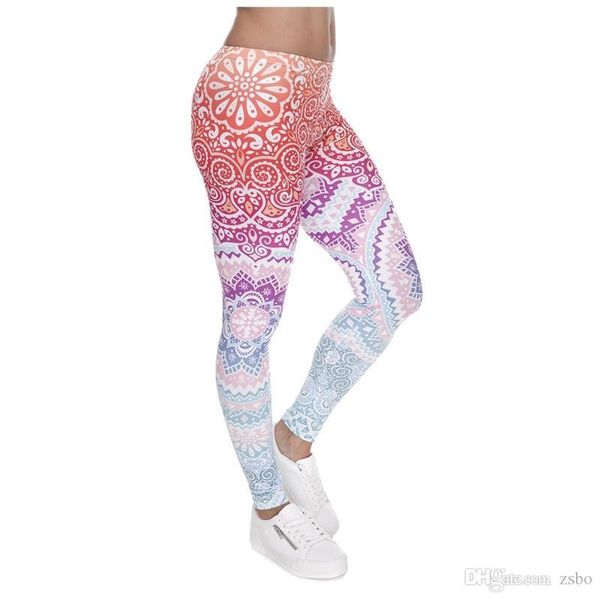 

women s 3d leggings new graphic full print girl skinny stretchy pants tight fitting elastic slim sprots fitness pencil trousers ddk5 fa, Black