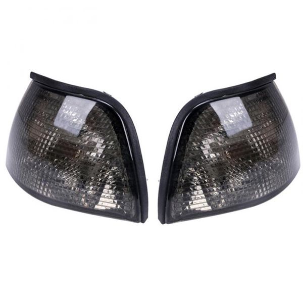 

car turn signal light cover corner warning light shell smoke for 3 series 318i 325i e36 4dr sedan and wagon 1992-1998