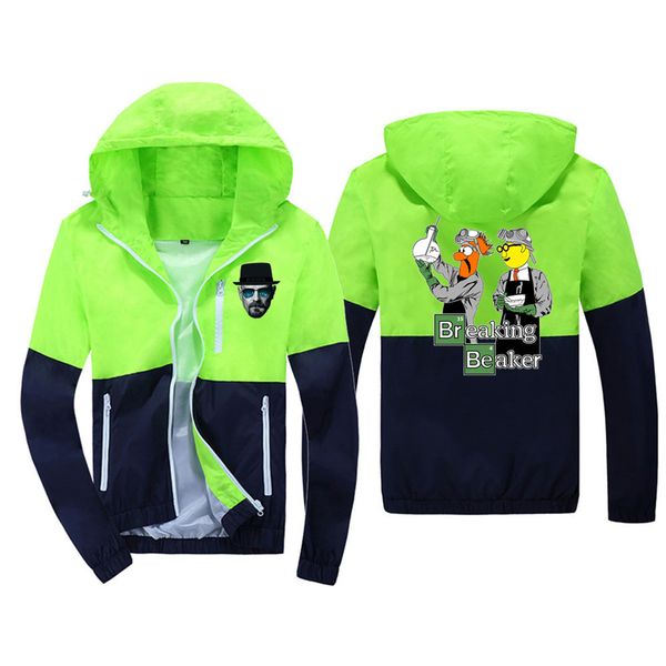 

2019 locomotive bomber windbreaker jacket men's bomber windbreaker jacket giacca di jeans uomo breakingbad heisenberg, Tan;black