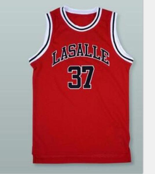 

custom men youth women #37 ron artest metta world peace salle acade college basketball jersey size s-6xl or custom any name or number jersey, Black