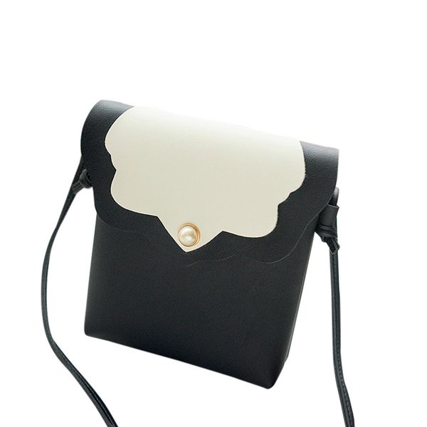 

sleeper #5001 women fashion solid color pearl cover shoulder bag coin bag phone for girls 2018 new