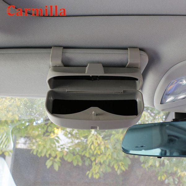 

carmilla car sunglasses holder glasses case cage storage box for mitsubishi asx outlander for rav4 c-hr chr carolla camry