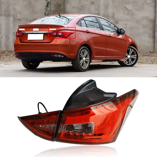 

capqx for chery arrizo 5 2016 2017 car rear bumper tail light brake light taillight tail lamp rear headlight headlamp assy