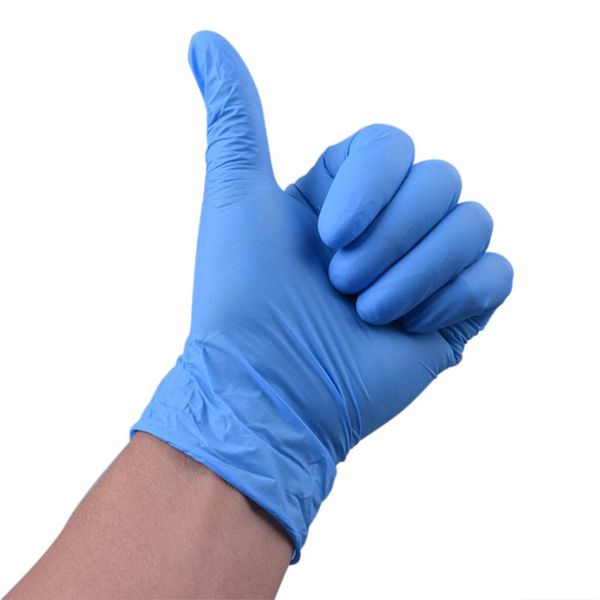 

in stock disposable pvc gloves powder (non latex) blue pack of 50pairs gloves anti-skid anti-acid protective gloves