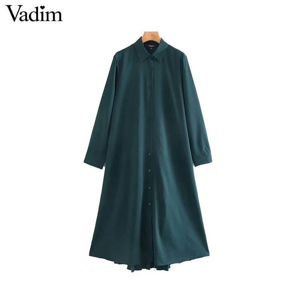 

vadim женщины элегантный твердые миди платья прямой стиль негабаритных скачки с длинным рукавом женщин-вскользь стильных платья vestidos qc9, Black;pink