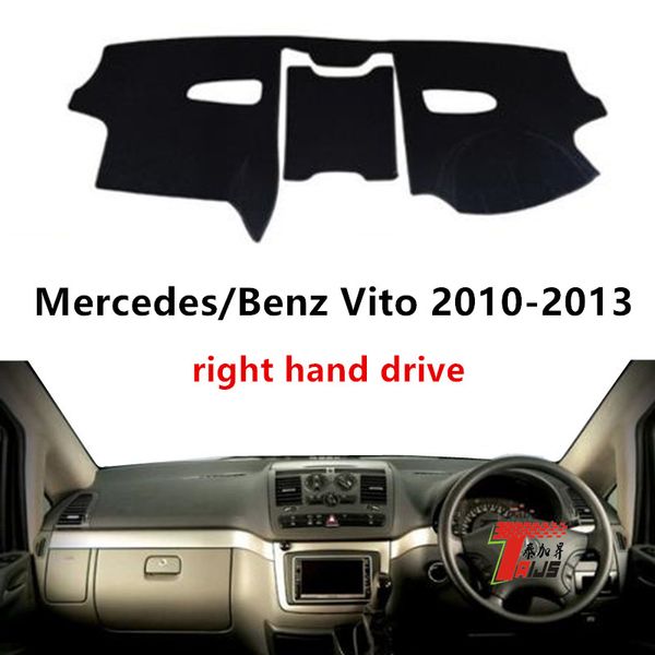 

taijs right hand drive car dashboard cover for vito 10-13 fashion protective car dashboard pad for vito 2010-2013