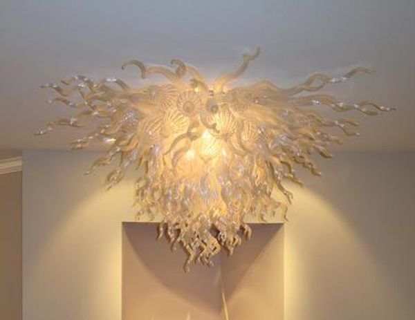 

110v/120v factory price colorful hand blown art glass chandelier vintage with led bulbs