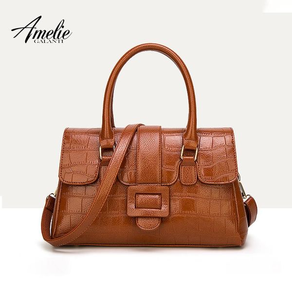 

amelie galanti crossbody bags for 2019 new european and american fashion crocodile pattern handbag ladies shoulder messenger bag