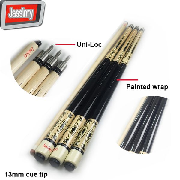 

jassinry 13mm billiard cues uni-loc maple wood nine-ball ball arm cues 1/2 split cue stick ing