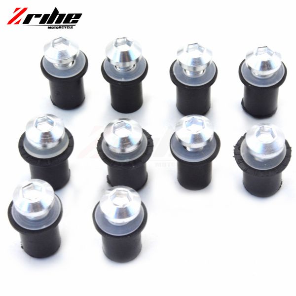 

for 10x cnc motorcycle screw windscreen bolt for yamaha tmax 530 touring road king mt09 mt-07 mt03 r1200gs adventu