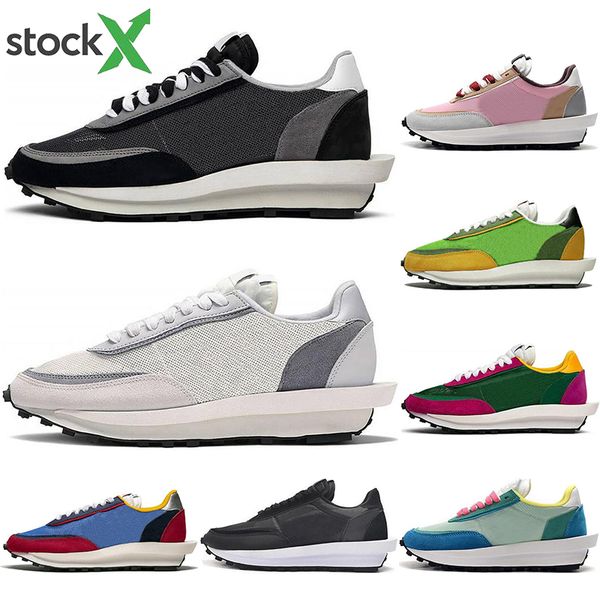 

new sacai x ldv вафельный daybreak кроссовки кроссовки мужские кроссовки для женщин модельер дышите рубец s black спортивная обувь