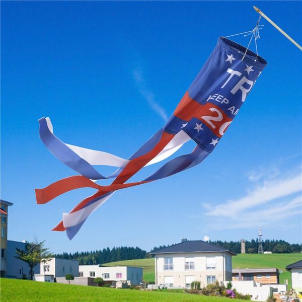 

american president election flag donald trump keep america great windsock hanging banner for outdoors garden courtyard