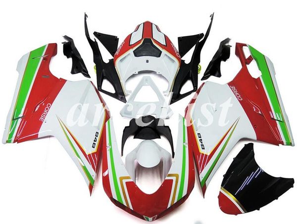 

новый injection abs полный обтекатели комплекты fit для ducati 848 evo 1198 2007 1098 2008 2009 2010 2011 2012 body набор пользовательских б