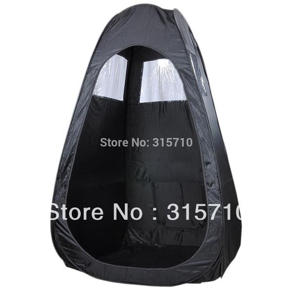 

black tan up airbrush makeup sunless spray tanning tent booth clear window is mesh have 3sides transparent windows