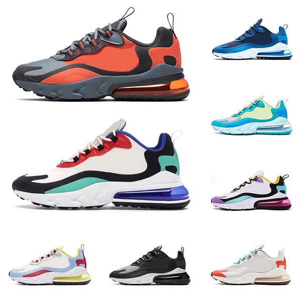 

new men women react running shoes bauhaus blue void right violet hyper jade orange grey mens trainers sports sneakers runner size 36-45