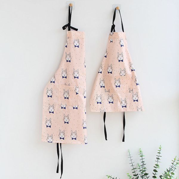 

1 pcs pineapple fish pattern apron woman children bibs home cooking baking shop cleaning apron kitchen accessory 46189