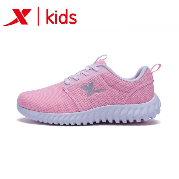 

682114119793 xtep 2019 summer children's shoes sports shoes girls big girl mesh running, Black