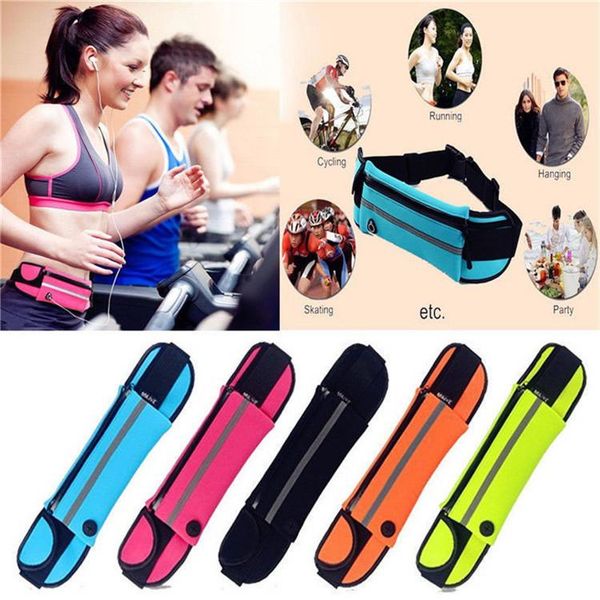 

running waist bag sport pack cycling bag outdoor travel racing hiking gym fitness waterproof waist bag