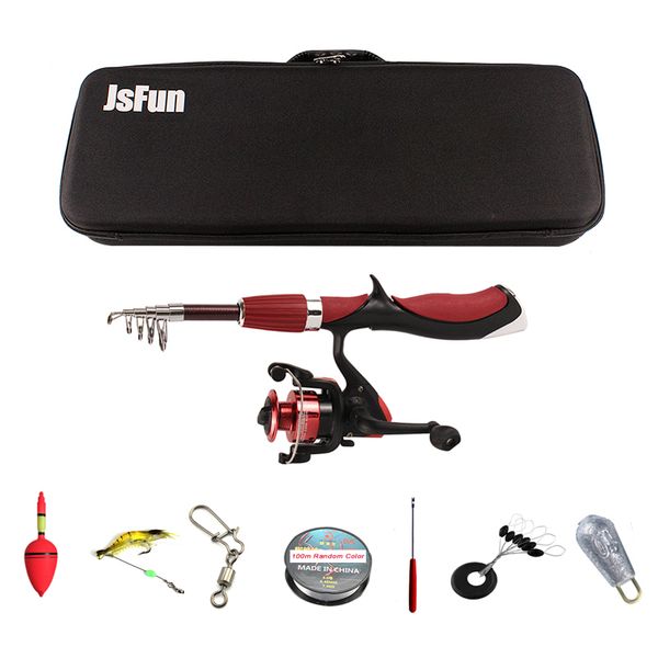 

rod combo 1.4m spinning fishing reel +fishing rod+100m line+portable fishing bag+lure tackle kit yg36