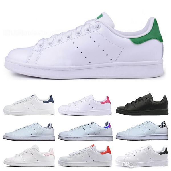 

smith men women flat sneakers green black white navy blue oreo rainbow stan fashion mens trainer outdoor sports shoes size 36-44