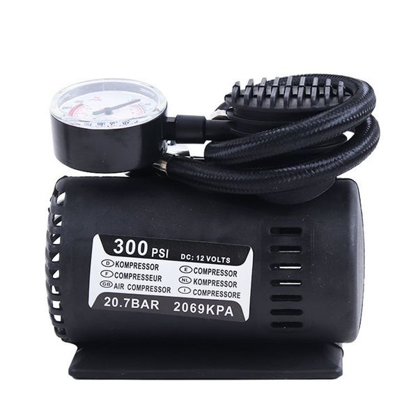 

12v 300psi emergency electric air compressor kit for ball inflator pump football basketball balloon swim ring