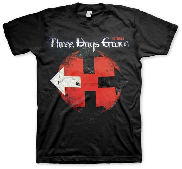 

three days outsider eclipse t-shirt official merchandise, White;black